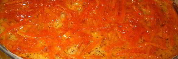 апельсиновый кекс с маком