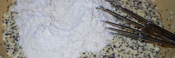 апельсиновый кекс с маком