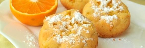 апельсиновые кексы с кокосовой стружкой