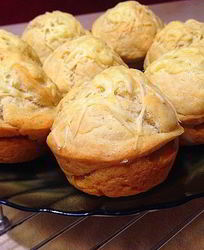 Булочки-кексики с салями