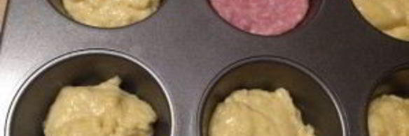 булочки-кексики с салями