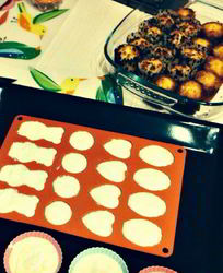 Быстрые ванильные кексы