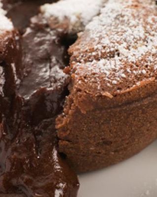 Французский шоколадный кекс