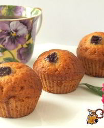 Имбирные кексы с вишней