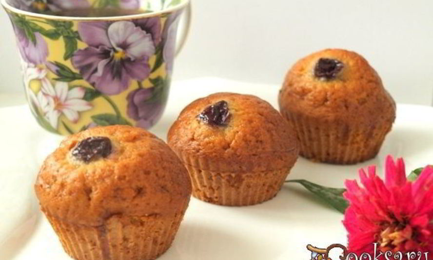 Рецепт имбирных кексов с вишней