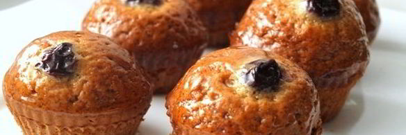 имбирные кексы с вишней