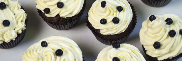 капкейки с творожным кремом