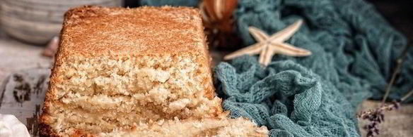 кекс кокосовый новогодний