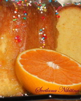 Кекс мандариновый