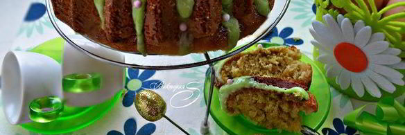 кекс с кедровыми орехами, цедрой лайма и шафраном