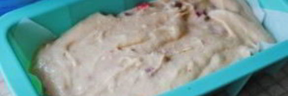 кекс с клубникой