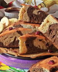 Кекс с клюквой и кофе