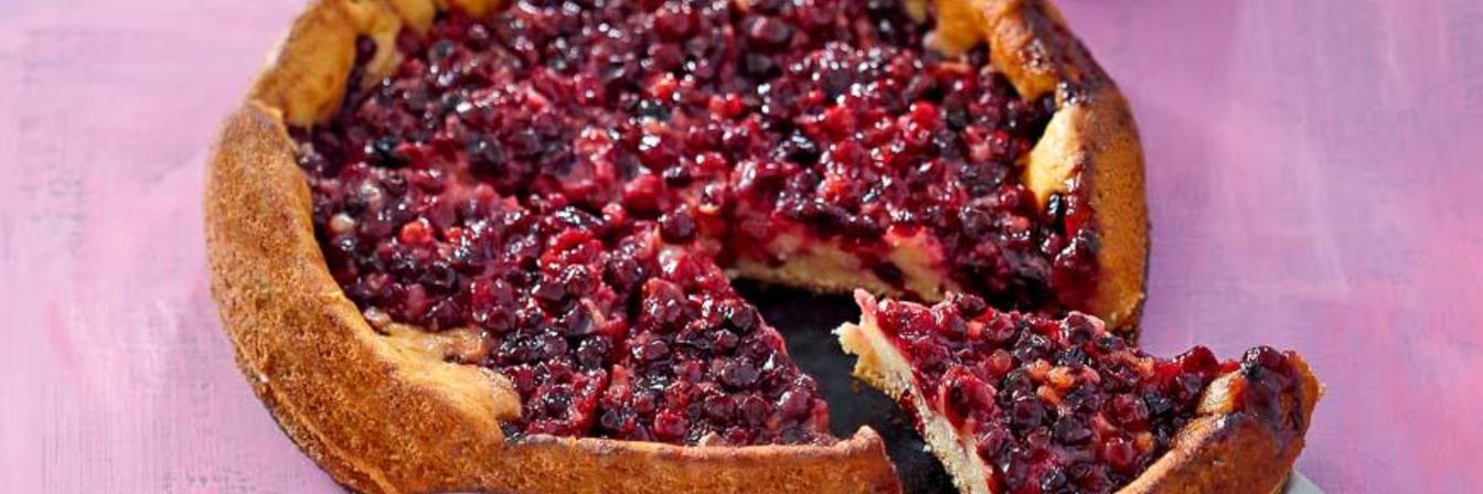 Кекс с клюквой