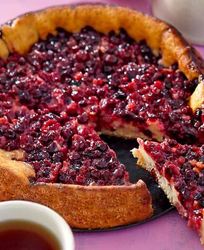 Кекс с клюквой