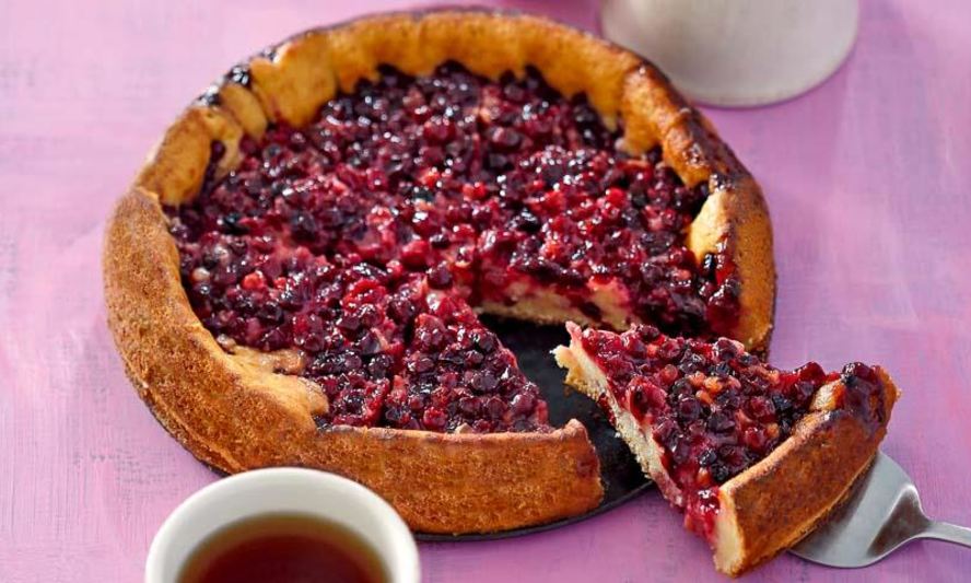 Рецепт кекса с клюквой