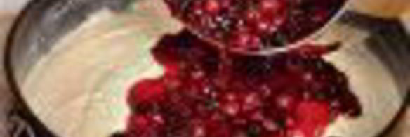 кекс с клюквой