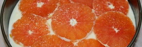 кекс с красными апельсинами