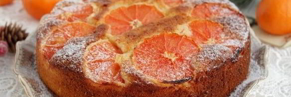 кекс с красными апельсинами