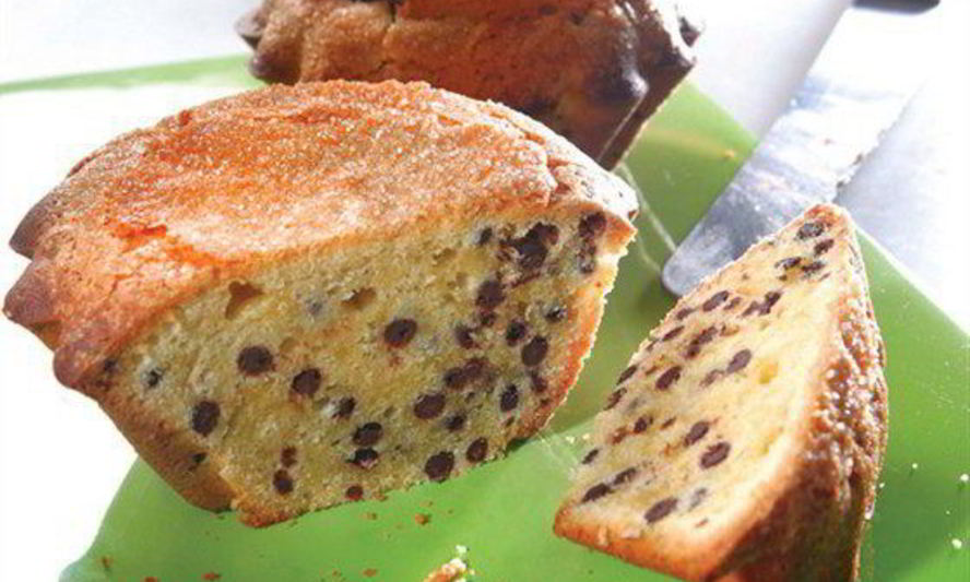 Рецепт кекса с оливковым маслом и тертым шоколадом