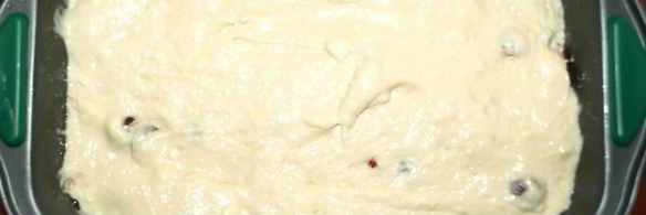 кекс с вяленой вишней на вишневом пиве