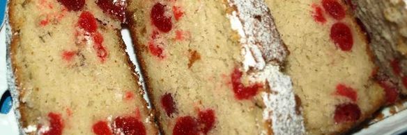 кекс с вяленой вишней на вишневом пиве