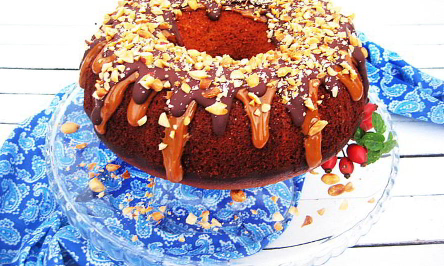 Рецепт кекса сникерс