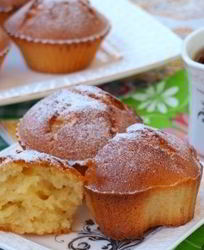 Кекс в формочках на кефире