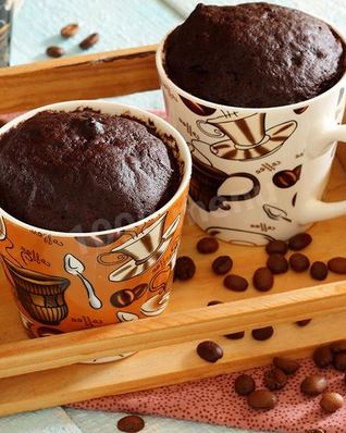 Кекс в кружке без молока