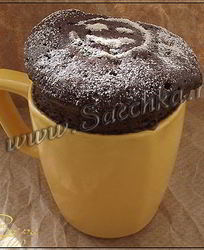 Кекс в микроволновке