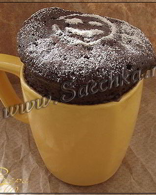 Кекс в микроволновке