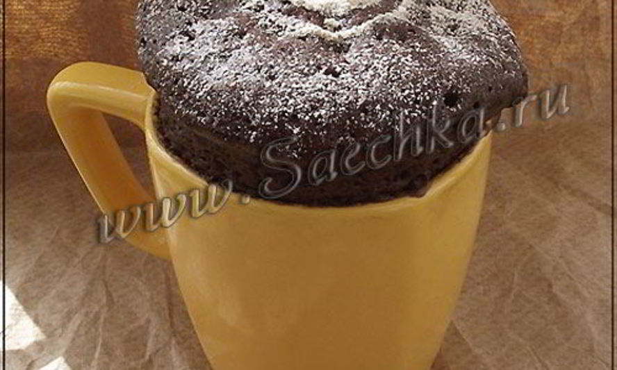 Рецепт кекса в микроволновке