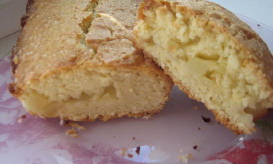 Рецепт кекса экзотика с ананасом и кокосом