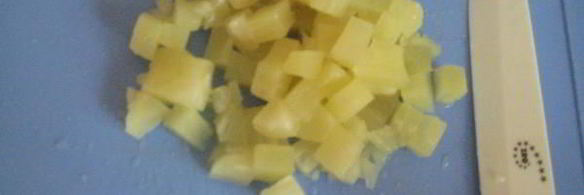 кекс экзотика с ананасом и кокосом