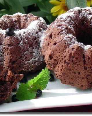 Кексы черничные