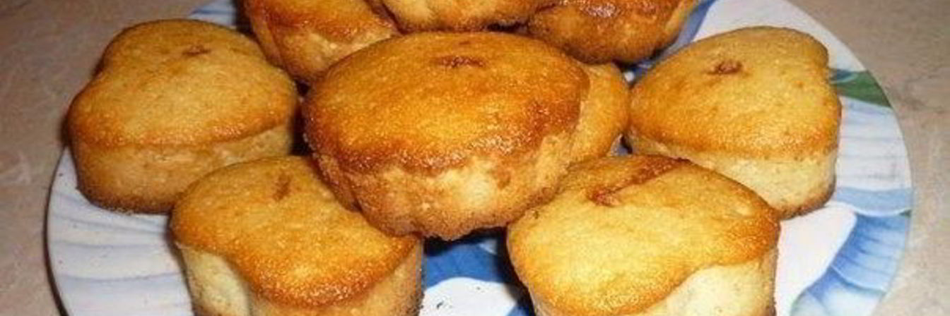 Кексы манные на кефире