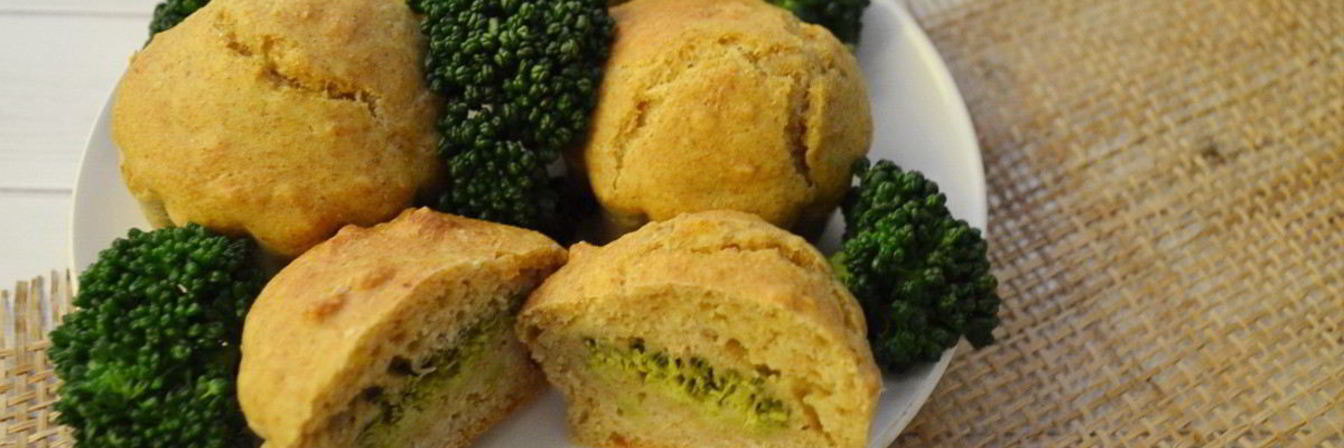 Кексы с брокколи