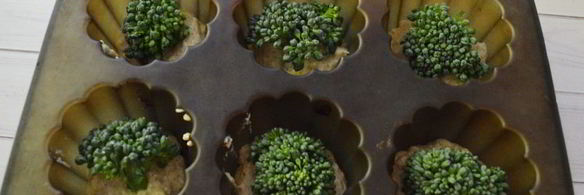 кексы с брокколи