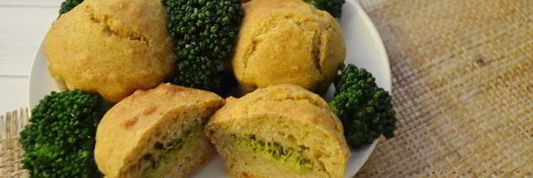 кексы с брокколи