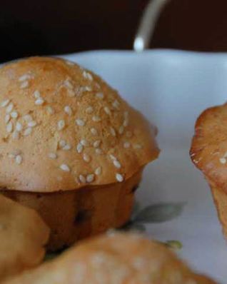 Кексы с лимонной глазурью