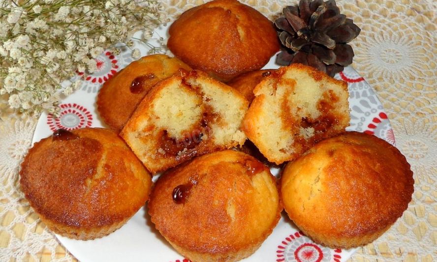 Рецепт кексов с вареной сгущенкой
