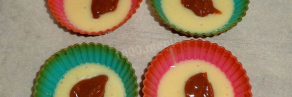 кексы с вареной сгущенкой