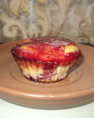 Кексы с вишней