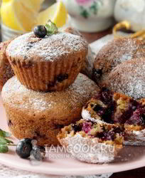 Кексы со смородиной