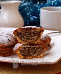 Кексы Зебра на кефире