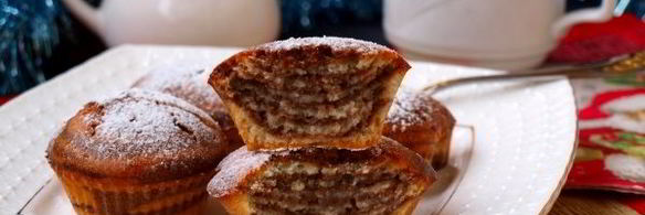 кексы зебра на кефире