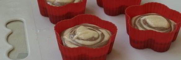 кексы зебра на кефире