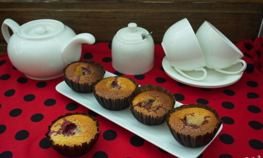 Рецепт клубничных кексов