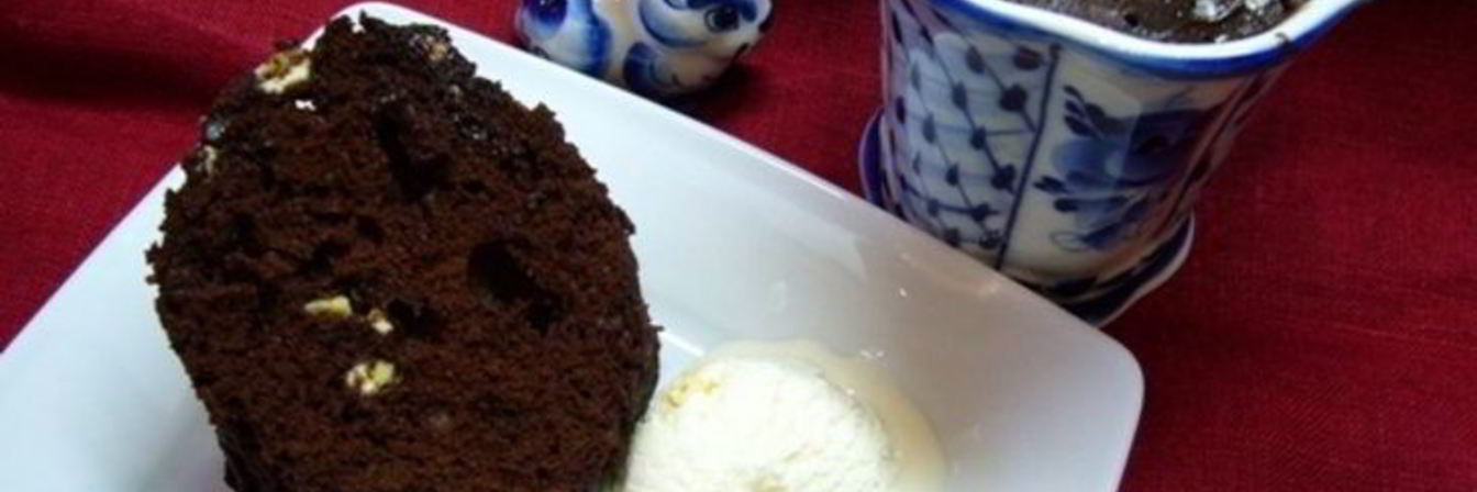 Кофейный кекс в микроволновке