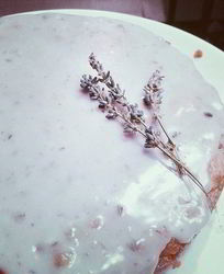 Лавандовый кекс