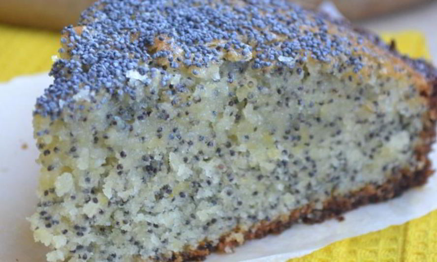 Рецепт лимонного кекса с маком